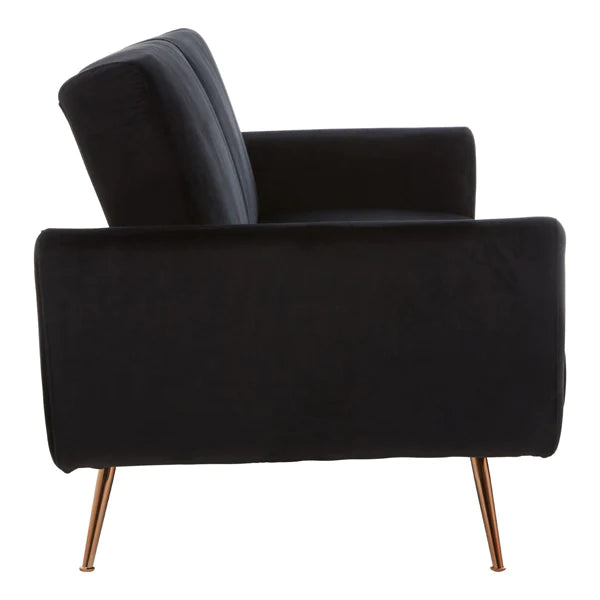 Hatton Sofabed - Black Velvet
