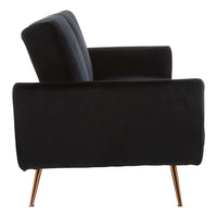 Hatton Sofabed - Black Velvet