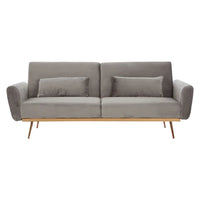 Hatton Sofabed - Grey Velvet