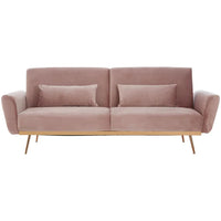 Hatton Sofabed - Pink Velvet