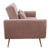 Hatton Sofabed - Pink Velvet