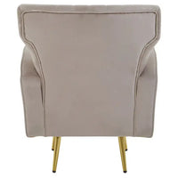 Hayley Velvet Armchair - Mink