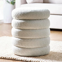 Hailey Upholstery Storage Collection - Ivory Boucle