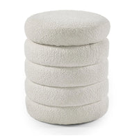Hailey Upholstery Storage Collection - Ivory Boucle