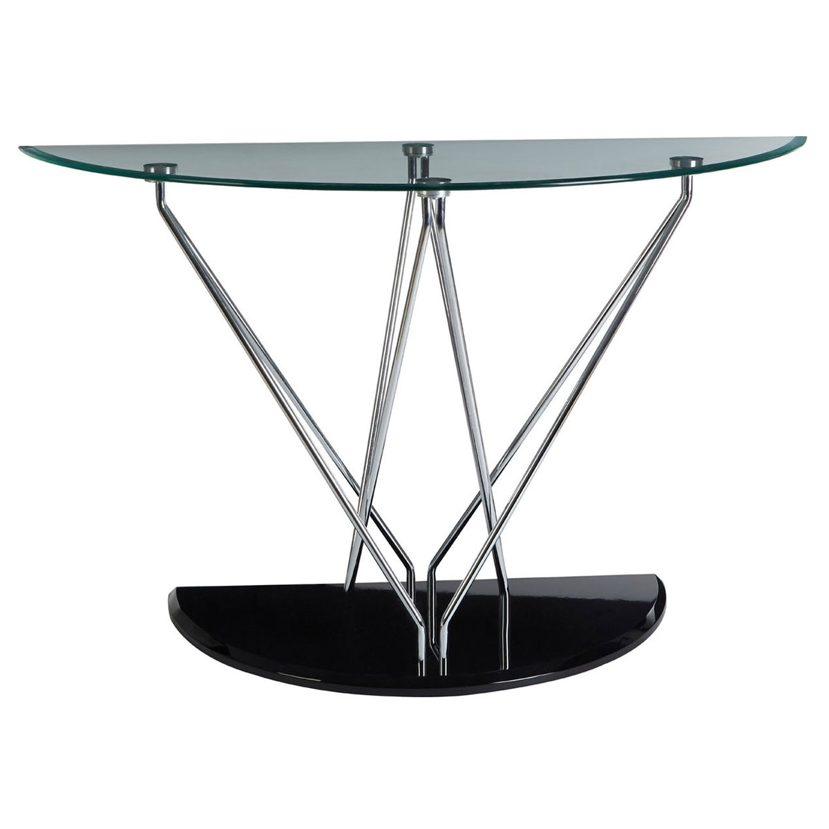 Halo Occasional Table Collection - Black/Glass