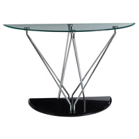 Halo Occasional Table Collection - Black/Glass