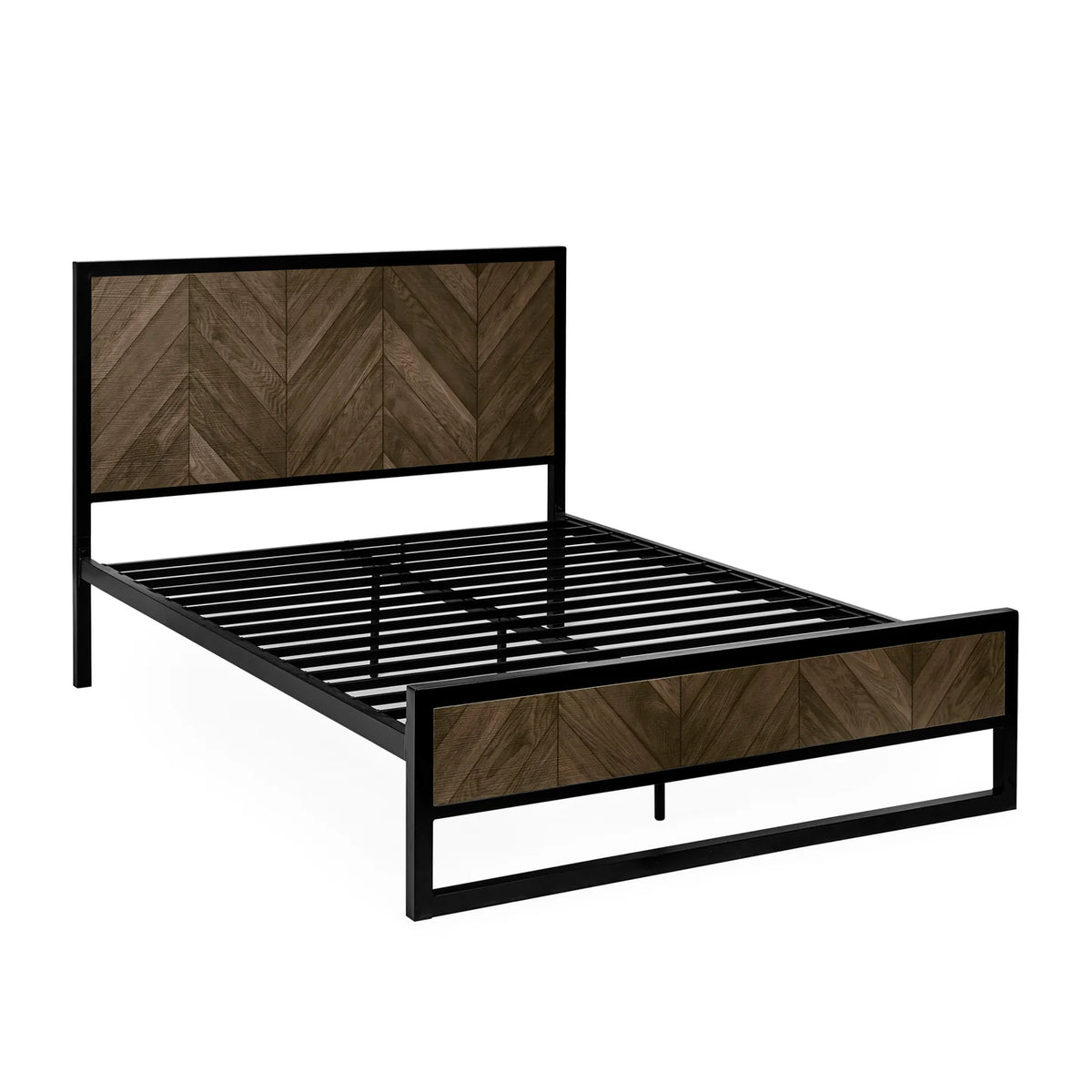 Harrison Herringbone Panel Bed