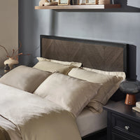 Harrison Herringbone Panel Bed