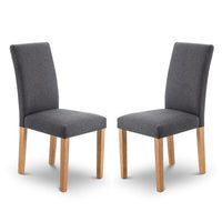 Hastings Fabric Dining Chair (Set of 2) - Grey
