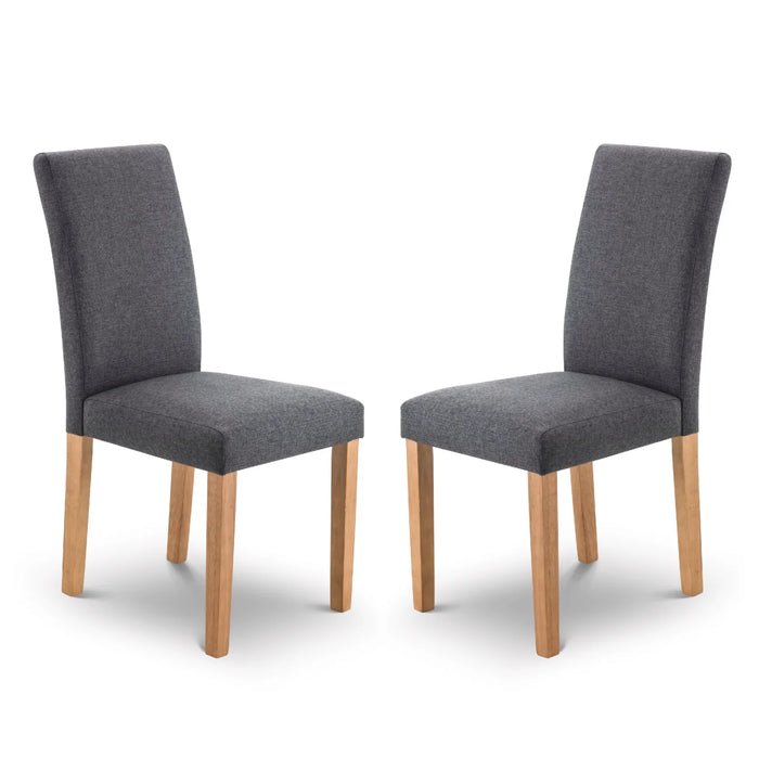 Hastings Fabric Dining Chair (Set of 2) - Grey