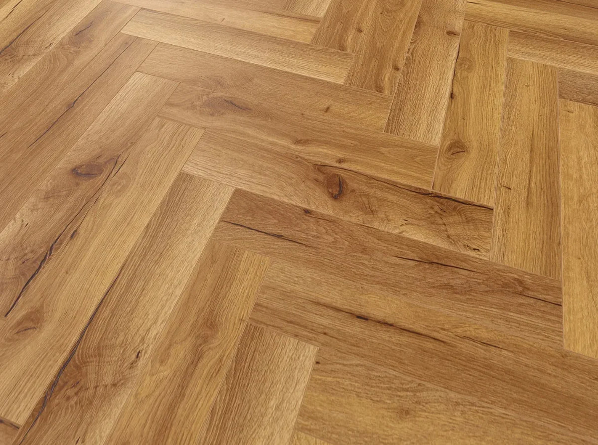 Blocks 12mm Herringbone Laminate Flooring
