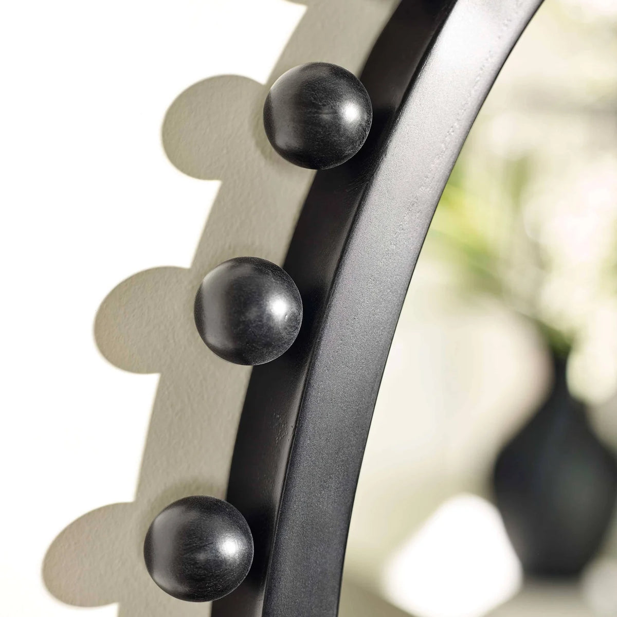 Hendrix Oval Beaded Mirror