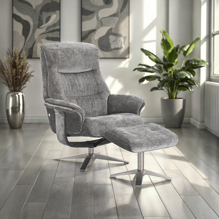 Hudson Recliner - Wishing Well Fabric