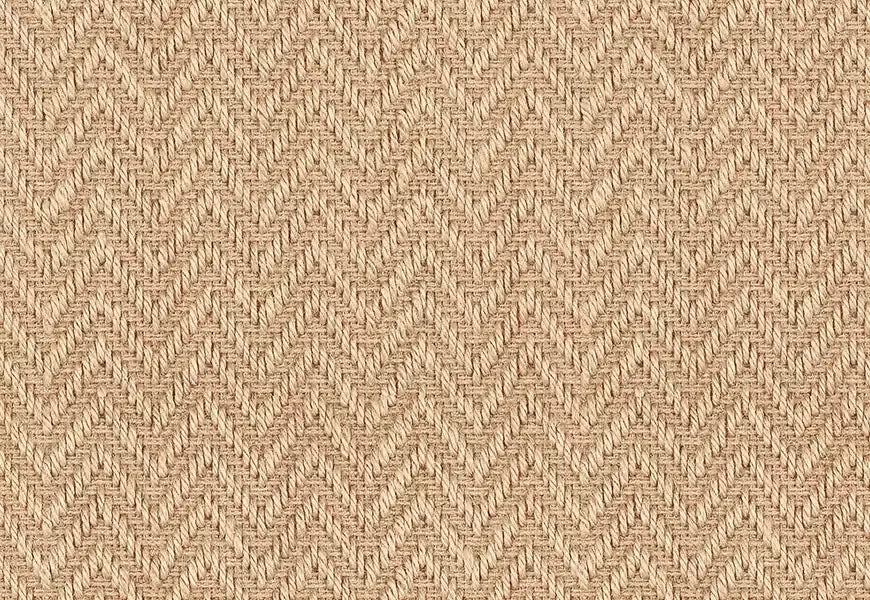 Alternative Flooring - Jute Herringbone Natural