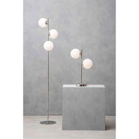 Karter Lamp Collection - White/Chrome