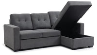 Hampton Corner Sofa Bed - Grey