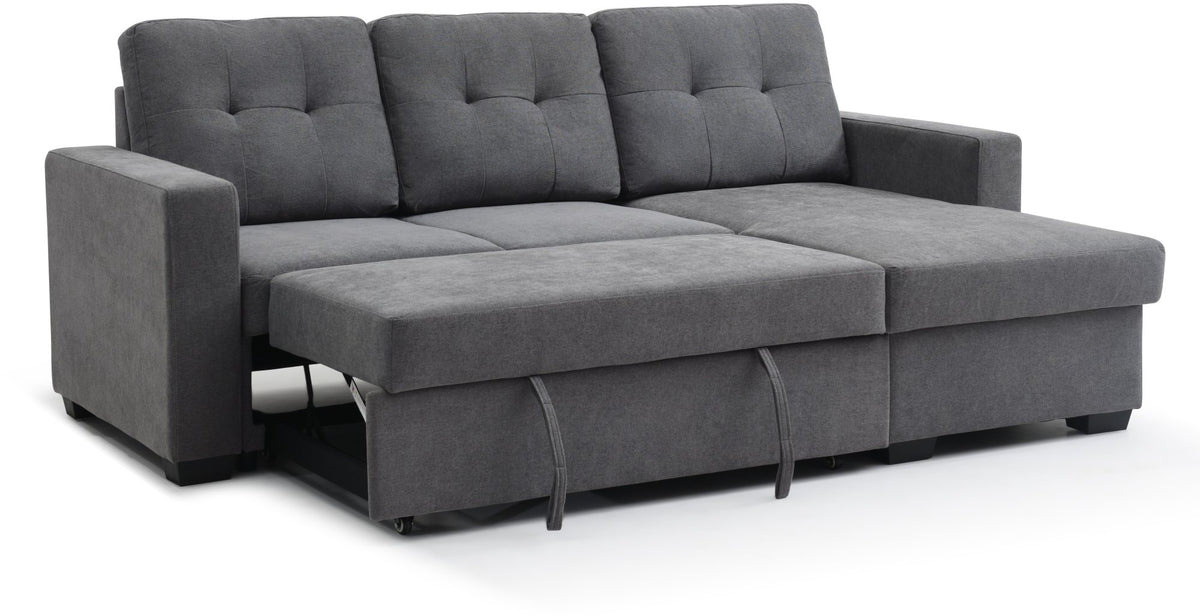 Hampton Corner Sofa Bed - Grey