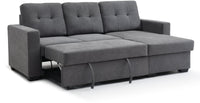 Hampton Corner Sofa Bed - Grey