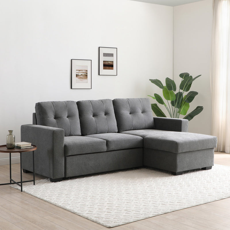 Hampton Corner Sofa Bed - Grey