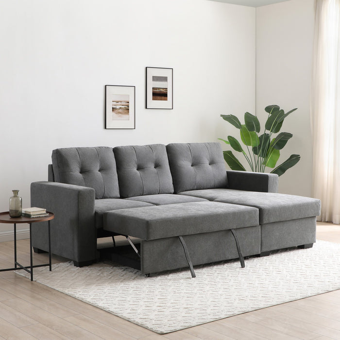 Hampton Corner Sofa Bed - Grey