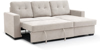Hampton Corner Sofa Bed - Natural