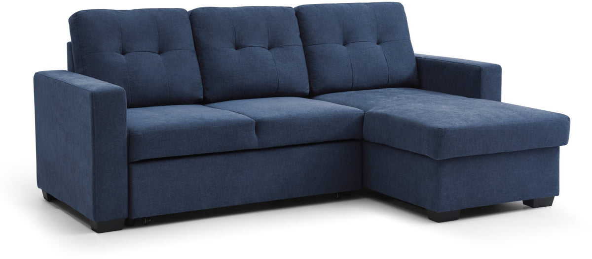 Hampton Corner Sofa Bed - Navy