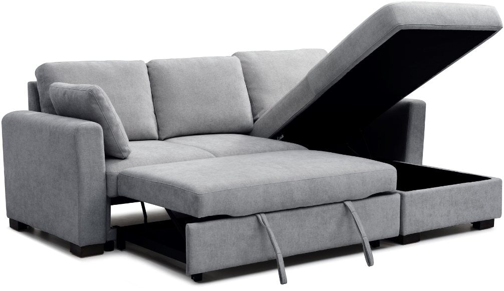 Sorrento Corner Sofa Bed - Grey