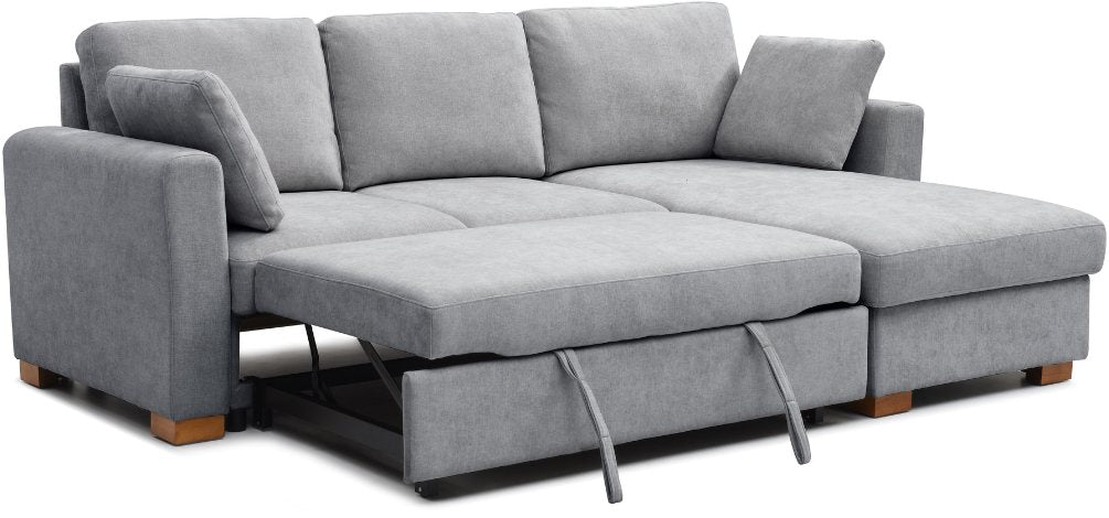 Sorrento Corner Sofa Bed - Grey