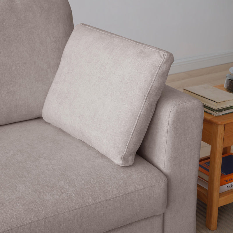 Sorrento Corner Sofa Bed - Taupe