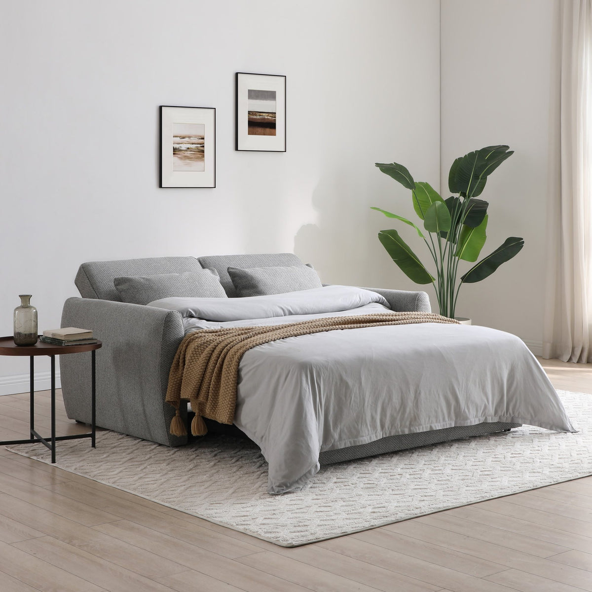 Clarke Sofa Bed - Grey Weave