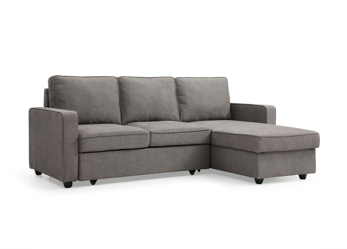 Myles Corner Sofa Bed - Grey