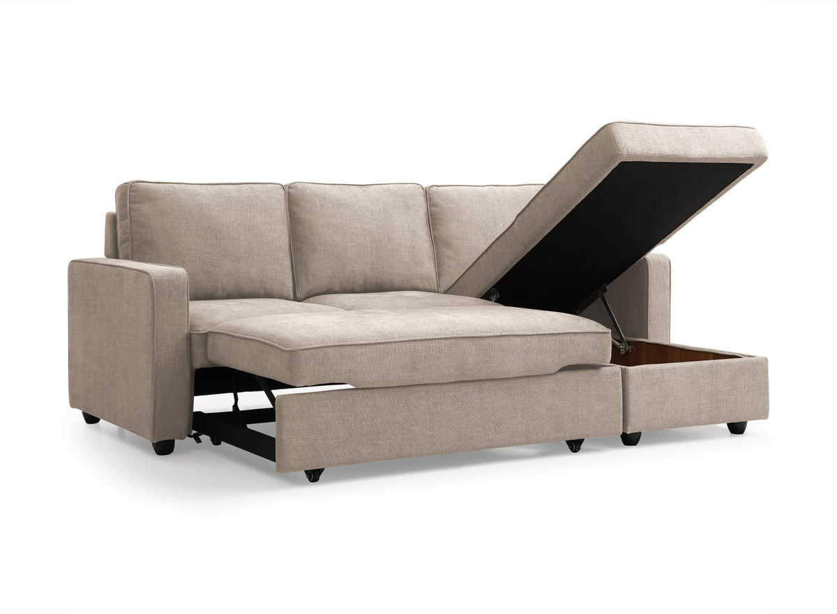 Myles Corner Sofa Bed - Natural