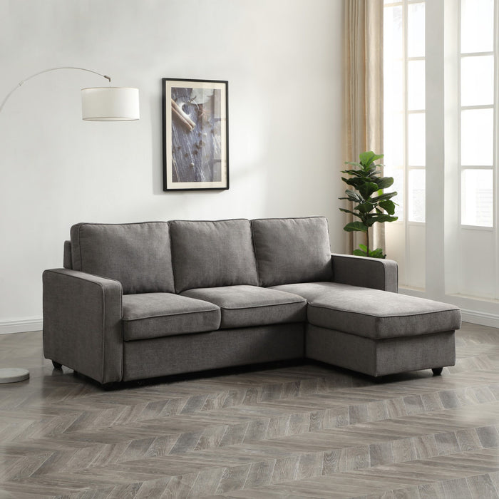 Myles Corner Sofa Bed - Grey