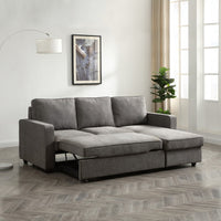 Myles Corner Sofa Bed - Grey