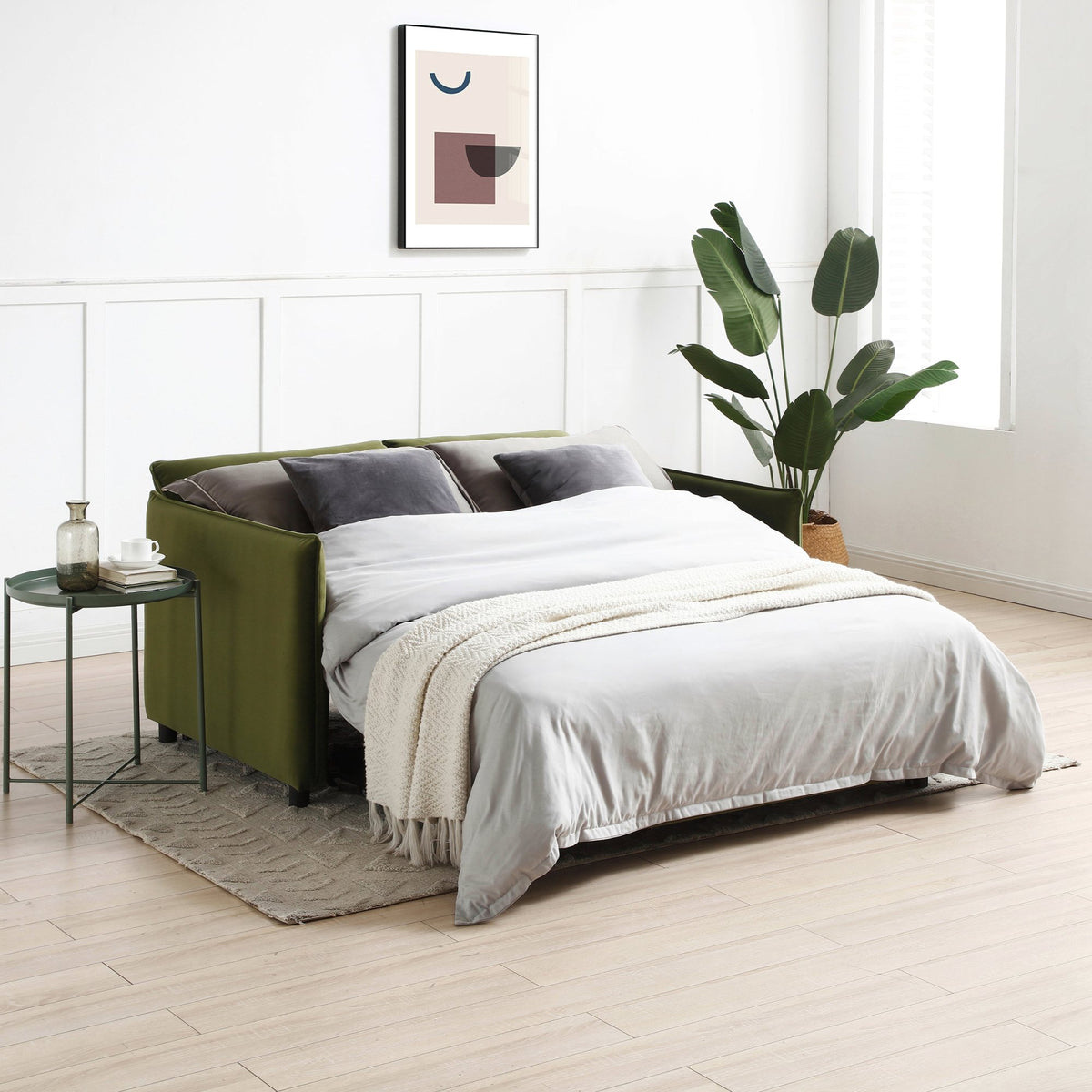 Blaire Sofa Bed Collection - Olive