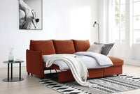Blaire Sofa Bed Collection - Burnt Orange