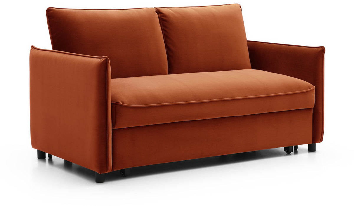 Blaire Sofa Bed Collection - Burnt Orange