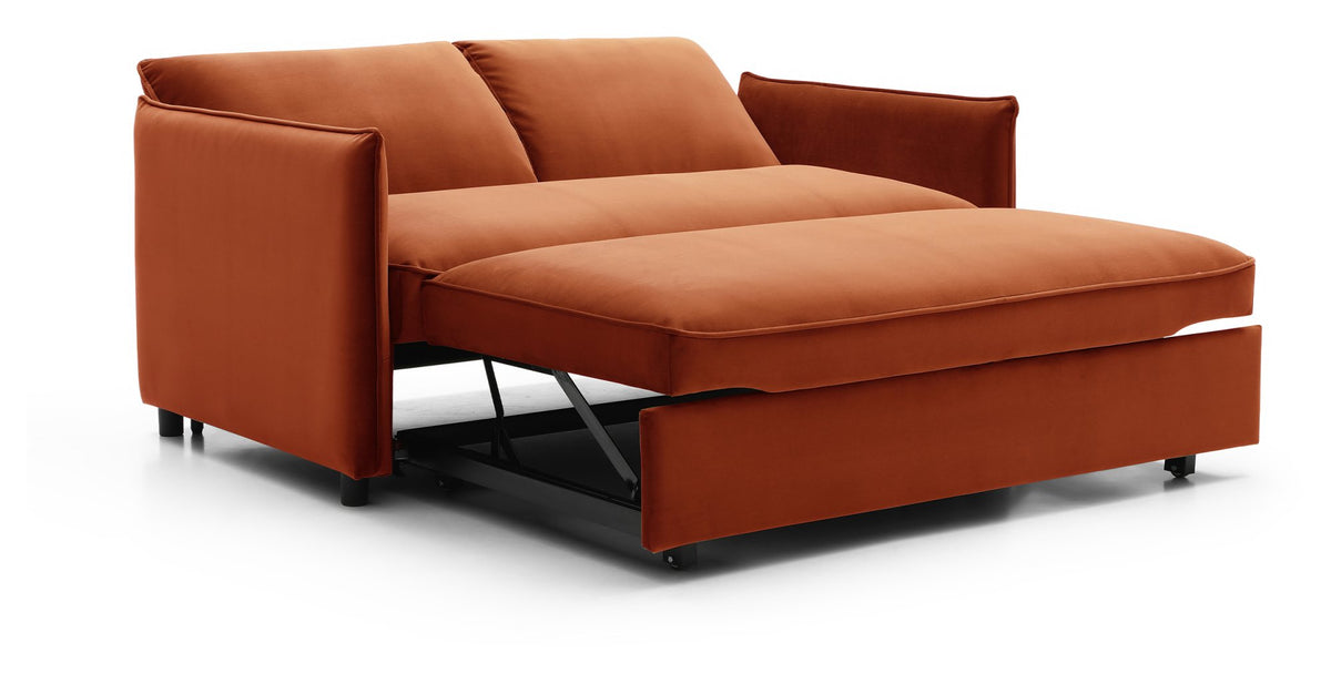 Blaire Sofa Bed Collection - Burnt Orange