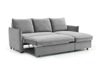 Blaire Sofa Bed Collection - Grey Boucle