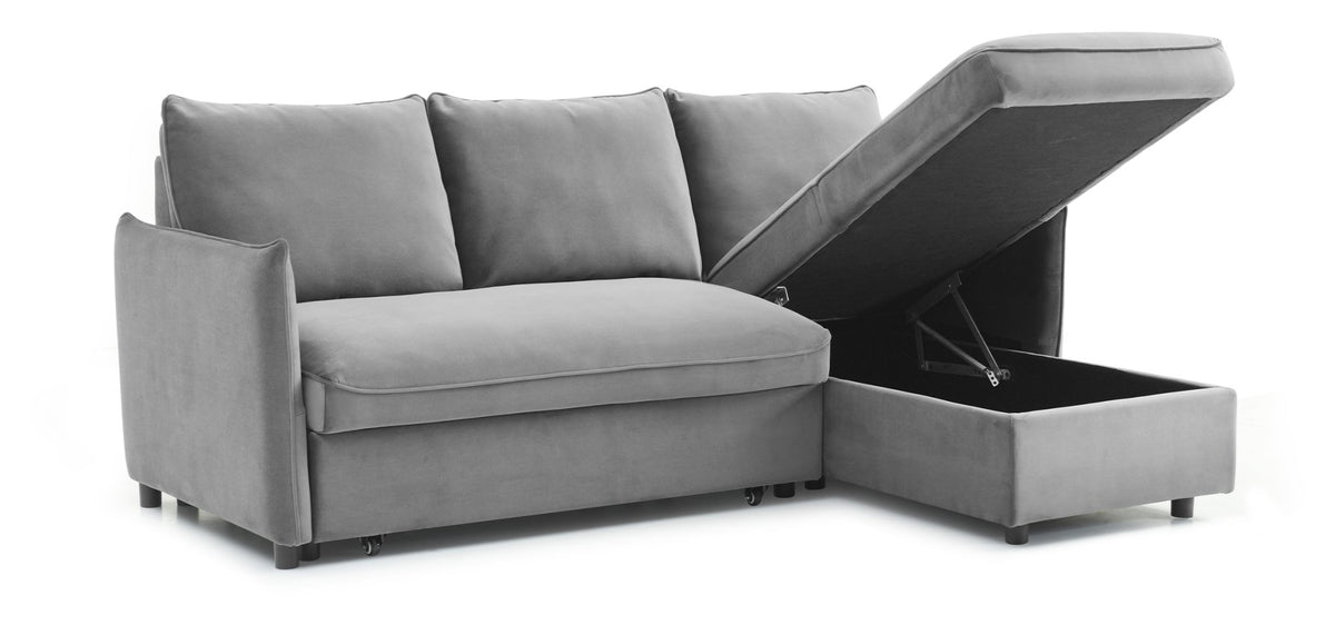 Blaire Sofa Bed Collection - Grey Boucle
