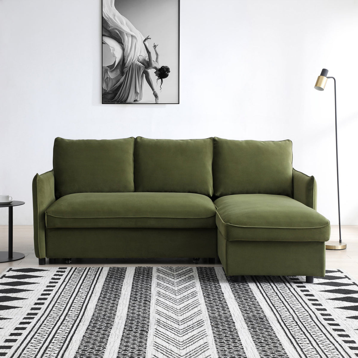 Blaire Sofa Bed Collection - Olive