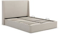 Denver Multi-lift Ottoman Bed - Stone