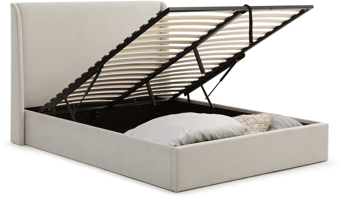 Denver Multi-lift Ottoman Bed - Stone