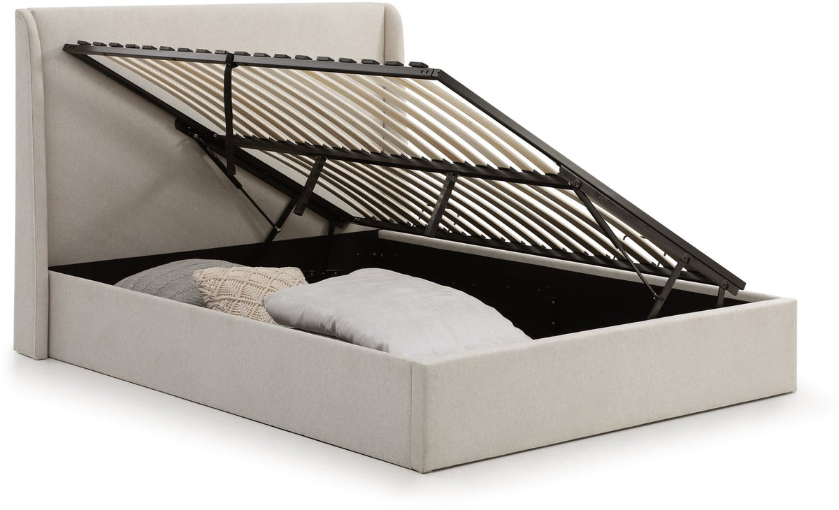 Denver Multi-lift Ottoman Bed - Stone