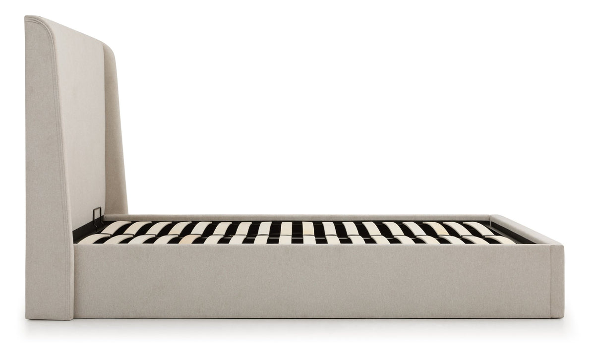 Denver Multi-lift Ottoman Bed - Stone