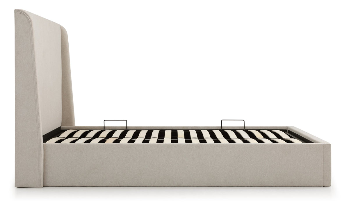 Denver Multi-lift Ottoman Bed - Stone
