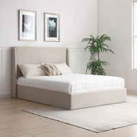 Denver Multi-lift Ottoman Bed - Stone