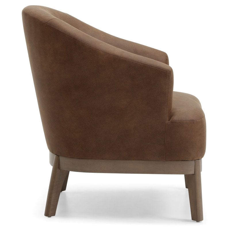 Ella Chair - Brown PU