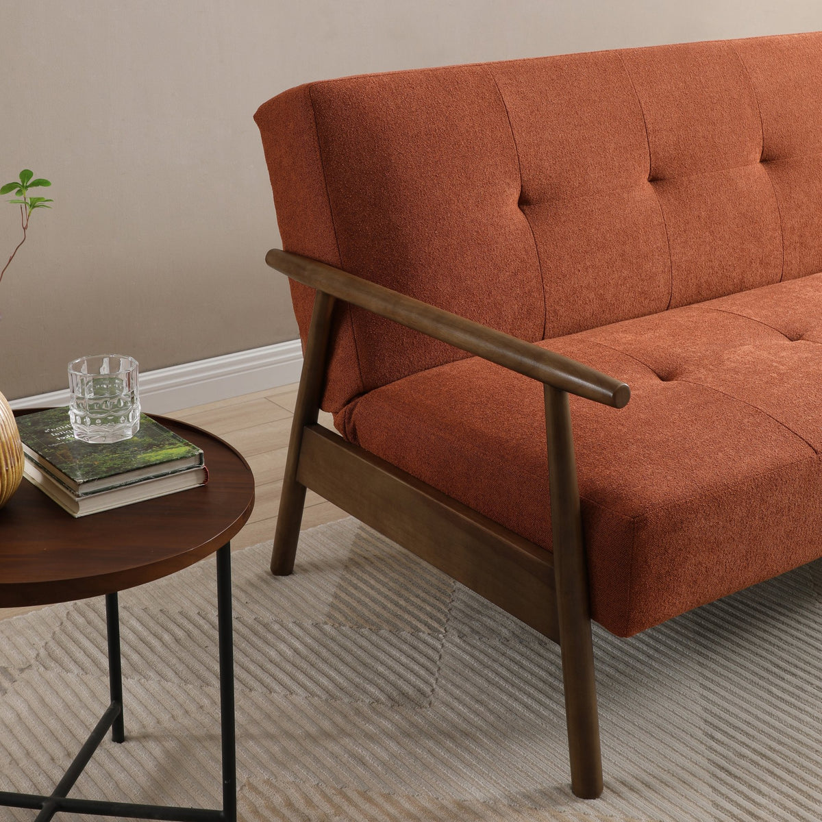 Berkeley Sofa Bed - Burnt Orange