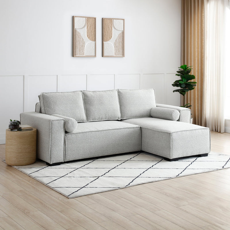 Harrison Corner Sofa Bed - Natural